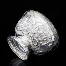 Load image into Gallery viewer, A Large Solid Silver Fruit/Punch Bowl with Chased Motifs - Barraclough & Sons 1904 - Artisan Antiques