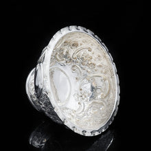 Load image into Gallery viewer, A Large Solid Silver Fruit/Punch Bowl with Chased Motifs - Barraclough & Sons 1904 - Artisan Antiques