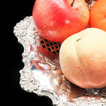 Load image into Gallery viewer, An Excellent Victorian Solid Silver Fruit Tazza/Bowl - Charles Westwood & Sons 1897 - Artisan Antiques
