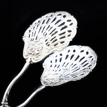 Load image into Gallery viewer, A Solid Silver Cake Server/Tong of Scalloped Form - 19th Century Germany - Artisan Antiques
