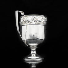 Load image into Gallery viewer, A Superb Antique Solid Silver Two-Handled Cup/Trophy with Grape Vines - Martin Hall & Co 1908 - Artisan Antiques