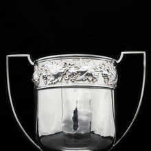 Load image into Gallery viewer, A Superb Antique Solid Silver Two-Handled Cup/Trophy with Grape Vines - Martin Hall & Co 1908 - Artisan Antiques