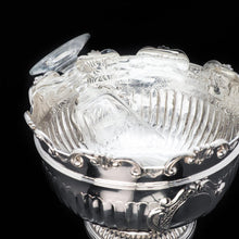 Load image into Gallery viewer, A Solid Silver Monteith Bowl in Queen Anne Style - Alexander Clark & Co 1924 - Artisan Antiques