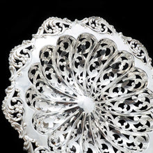 Load image into Gallery viewer, An Antique Solid Silver Pierced Tazza/Bowl Edwardian - Colen Hewer Cheshire 1906 - Artisan Antiques