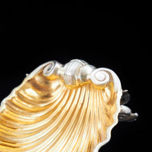 Load image into Gallery viewer, A Pair of Boxed Solid Silver Salt Cellars of Scallop Form - Chawner & co 1871 - Artisan Antiques