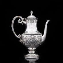 Load image into Gallery viewer, A Magnificent Victorian Solid Silver 4-Piece Tea & Coffee Service by Goldsmiths & Silversmiths Co. - Artisan Antiques