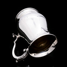 Load image into Gallery viewer, Antique Victorian Solid Silver Tankard Baluster Shaped - Henry William Curry 1870 - Artisan Antiques