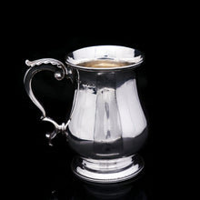 Load image into Gallery viewer, Antique Victorian Solid Silver Tankard Baluster Shaped - Henry William Curry 1870 - Artisan Antiques