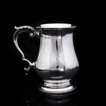 Load image into Gallery viewer, Antique Victorian Solid Silver Tankard Baluster Shaped - Henry William Curry 1870 - Artisan Antiques