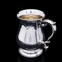 Load image into Gallery viewer, Antique Victorian Solid Silver Tankard Baluster Shaped - Henry William Curry 1870 - Artisan Antiques