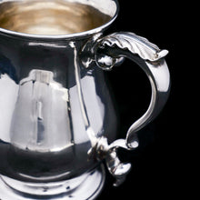 Load image into Gallery viewer, Antique Victorian Solid Silver Tankard Baluster Shaped - Henry William Curry 1870 - Artisan Antiques