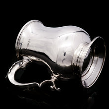 Load image into Gallery viewer, Antique Victorian Solid Silver Tankard Baluster Shaped - Henry William Curry 1870 - Artisan Antiques
