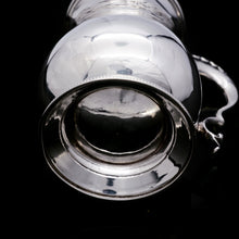 Load image into Gallery viewer, Antique Victorian Solid Silver Tankard Baluster Shaped - Henry William Curry 1870 - Artisan Antiques
