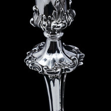 Load image into Gallery viewer, Antique Pair of Solid Silver Victorian Candlesticks - Henry Wilkinson & Co 1848 - Artisan Antiques