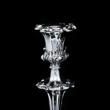 Load image into Gallery viewer, Antique Pair of Solid Silver Victorian Candlesticks - Henry Wilkinson & Co 1848 - Artisan Antiques