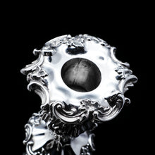 Load image into Gallery viewer, Antique Pair of Solid Silver Victorian Candlesticks - Henry Wilkinson & Co 1848 - Artisan Antiques