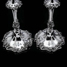 Load image into Gallery viewer, Antique Pair of Solid Silver Victorian Candlesticks - Henry Wilkinson & Co 1848 - Artisan Antiques