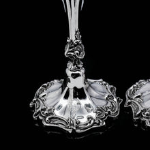 Load image into Gallery viewer, Antique Pair of Solid Silver Victorian Candlesticks - Henry Wilkinson & Co 1848 - Artisan Antiques