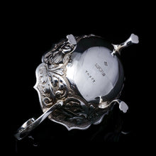 Load image into Gallery viewer, Antique Victorian Solid Silver Chased Sauce Boat - Horace Woodward & Co Ltd 1897 - Artisan Antiques