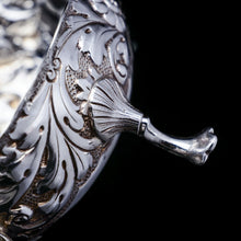 Load image into Gallery viewer, Antique Victorian Solid Silver Chased Sauce Boat - Horace Woodward & Co Ltd 1897 - Artisan Antiques