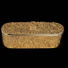Load image into Gallery viewer, A Splendid Silver Gilt Snuff Box - Charles Rawlings & William Summers 1837 - Artisan Antiques