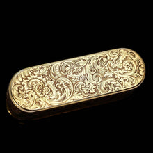Load image into Gallery viewer, A Splendid Silver Gilt Snuff Box - Charles Rawlings & William Summers 1837 - Artisan Antiques