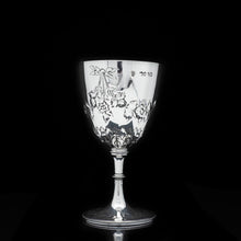 Load image into Gallery viewer, A Splendid Victorian Solid Silver Wine Goblet/Cup - Richards & Brown 1869 - Artisan Antiques