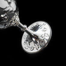 Load image into Gallery viewer, A Splendid Victorian Solid Silver Wine Goblet/Cup - Richards & Brown 1869 - Artisan Antiques