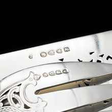 Load image into Gallery viewer, An Extremely Rare Pair of Figural Solid Silver Fish Servers - Francis Higgins 1882 - Artisan Antiques