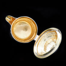 Load image into Gallery viewer, Large Solid Silver Flagon/Tankard with Victorian Chased Motifs - Martin Hall & Co, 1862 - Artisan Antiques