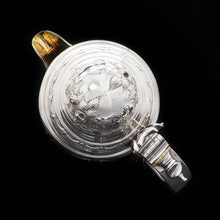 Load image into Gallery viewer, Large Solid Silver Flagon/Tankard with Victorian Chased Motifs - Martin Hall & Co, 1862 - Artisan Antiques