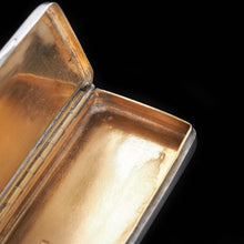 Load image into Gallery viewer, Victorian Solid Silver Snuff Box with Acanthus Chasing - Owen & Boon 1856 - Artisan Antiques