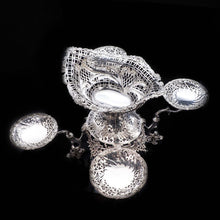 Load image into Gallery viewer, Magnificent Victorian Solid Silver Epergne by Carrington & Co - Royal Court Suppliers - Artisan Antiques