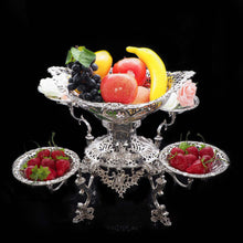 Load image into Gallery viewer, Magnificent Victorian Solid Silver Epergne by Carrington & Co - Royal Court Suppliers - Artisan Antiques