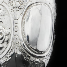 Load image into Gallery viewer, A Large Solid Silver Goblet with Victorian Chased Motifs - George Unite 1891 - Artisan Antiques