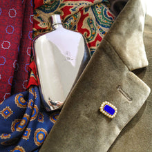 Load image into Gallery viewer, Antique Victorian 15K Gold Brooch Blue Enamel & Seed Pearl