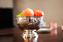 Load image into Gallery viewer, Antique Solid Silver Bowl with Victorian Decorations - Charles Stuart Harris 1895