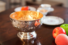Load image into Gallery viewer, Antique Solid Silver Bowl with Victorian Decorations - Charles Stuart Harris 1895