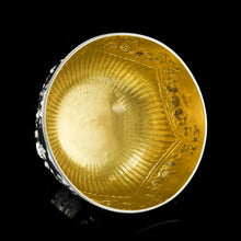 Load image into Gallery viewer, Antique Solid Silver Bowl with Victorian Decorations - Charles Stuart Harris 1895
