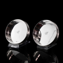 Load image into Gallery viewer, A Rare Pair of Antique Georgian Solid Silver Based Wine Coasters/Bottle Holders - William Allen 1798