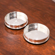 Load image into Gallery viewer, A Rare Pair of Antique Georgian Solid Silver Based Wine Coasters/Bottle Holders - William Allen 1798