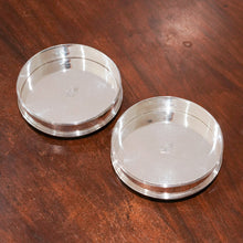 Load image into Gallery viewer, A Rare Pair of Antique Georgian Solid Silver Based Wine Coasters/Bottle Holders - William Allen 1798