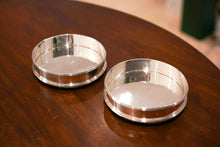 Load image into Gallery viewer, A Rare Pair of Antique Georgian Solid Silver Based Wine Coasters/Bottle Holders - William Allen 1798