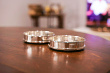 Load image into Gallery viewer, A Rare Pair of Antique Georgian Solid Silver Based Wine Coasters/Bottle Holders - William Allen 1798