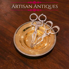 Load image into Gallery viewer, Antique Solid Silver Sugar Tongs/Nips Harlequin Figural Design - Berthold Muller 1901