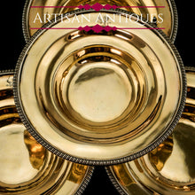 Load image into Gallery viewer, Antique Georgian Solid Silver Gilt Salt/Pin Dishes - Thomas Robbins 1806