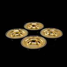 Load image into Gallery viewer, Antique Georgian Solid Silver Gilt Salt/Pin Dishes - Thomas Robbins 1806