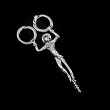 Load image into Gallery viewer, Antique Solid Silver Sugar Tongs/Nips Harlequin Figural Design - Berthold Muller 1901