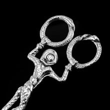 Load image into Gallery viewer, Antique Solid Silver Sugar Tongs/Nips Harlequin Figural Design - Berthold Muller 1901