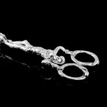 Load image into Gallery viewer, Antique Solid Silver Sugar Tongs/Nips Harlequin Figural Design - Berthold Muller 1901